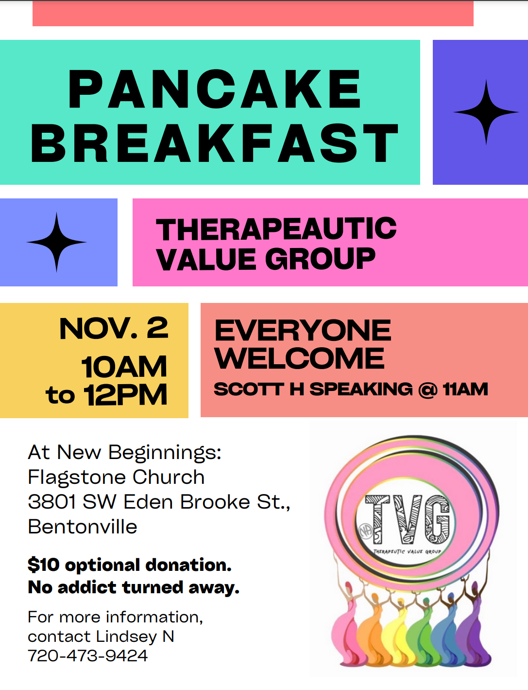 (Bentonville) TVG Pancake Breakfast Nov 2024