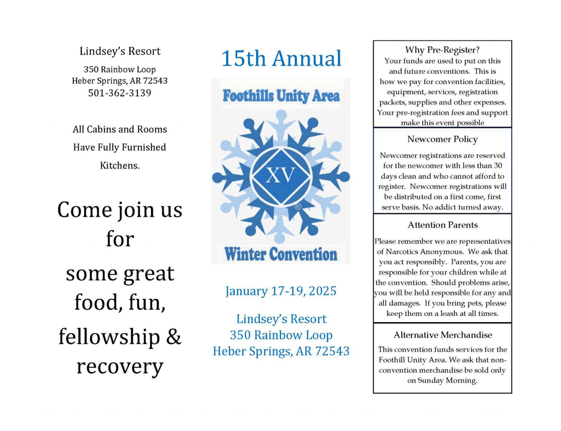 (Heber Springs) FUACNA Winter Convention 2025