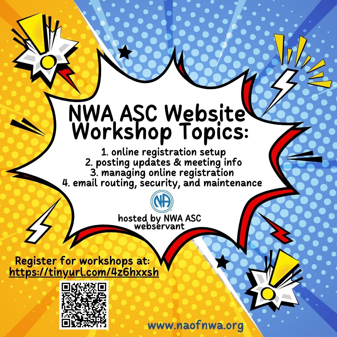 (Virtual) NWA ASC Website Workshop Series - April 2026