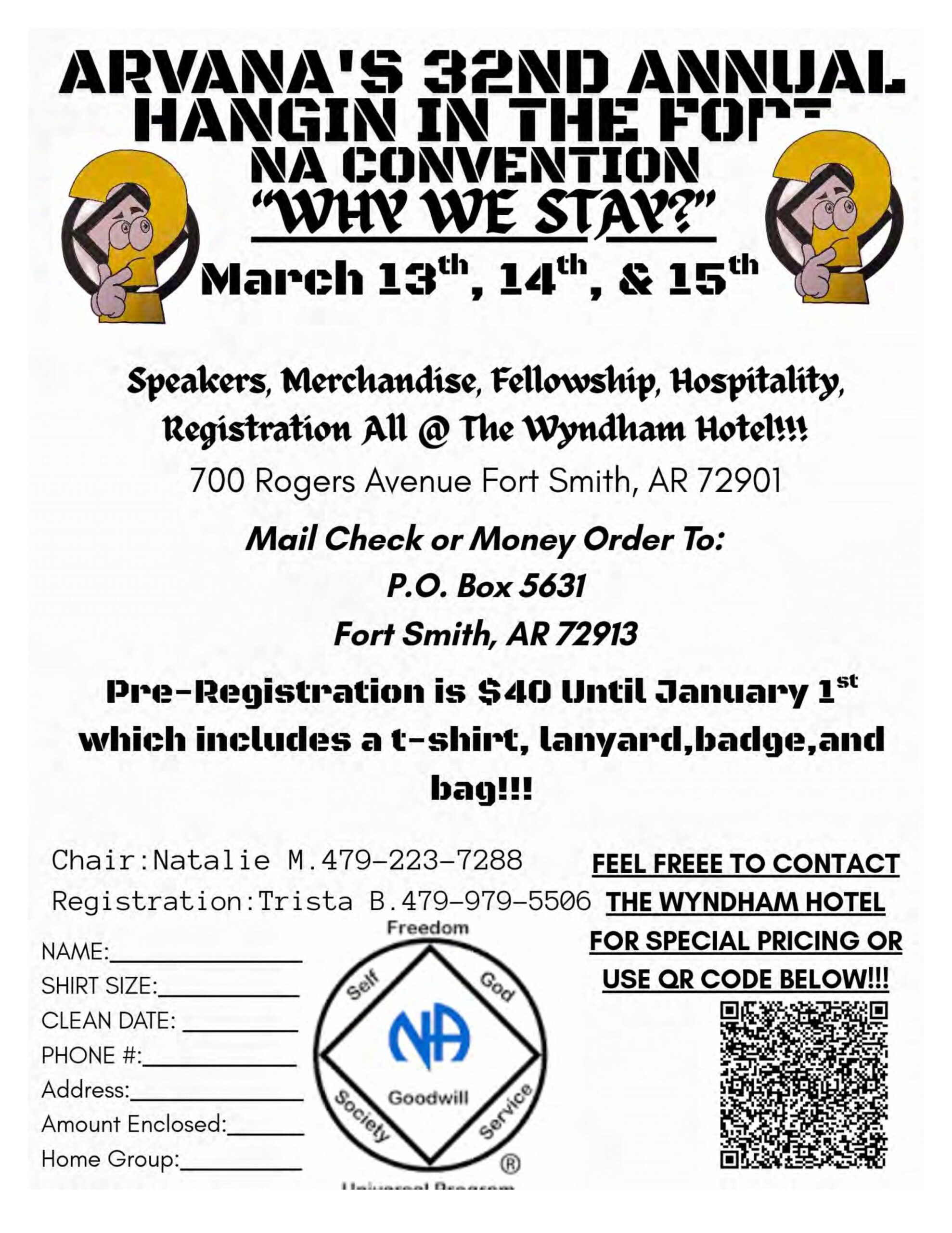 (Fort Smith) ARVANA Hangin in the Fort 2026 - 32nd Annual Convention