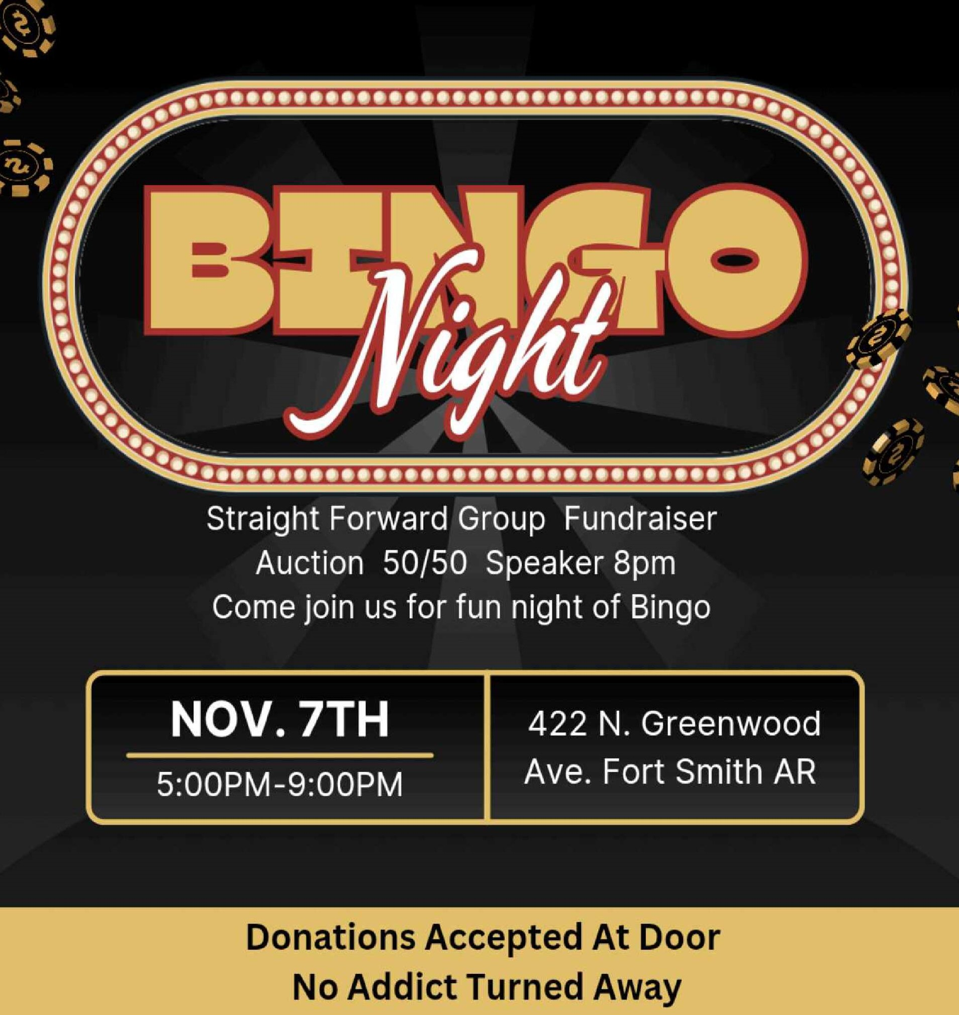 (Ft. Smith) SFG Bingo Night Nov 2026